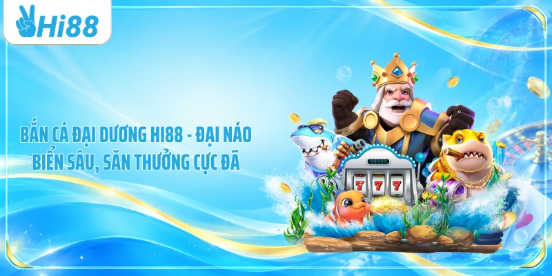 Bắn Cá Đại Dương Hi88 - Đại Náo Biển Sâu, Săn Thưởng Cực Đã