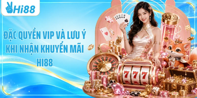 Đặc quyền VIP và lưu ý khi nhận khuyến mãi Hi88
