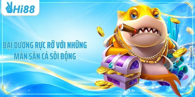 Đại dương rực rỡ với những màn săn cá sôi động